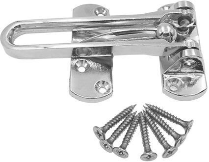 Office Security Lock Hasp Window Kabinet Gate Installeren Hardware Deur Klink Home Hotel Roestvrij Anti Diefstal Zinklegering Zilver