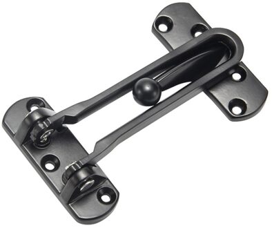 Office Security Lock Hasp Window Kabinet Gate Installeren Hardware Deur Klink Home Hotel Roestvrij Anti Diefstal Zinklegering zwart