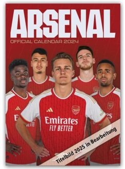 Official Arsenal Fc A3 Calendar 2025 - A3-Posterkalender (Browntrout) - Danilo