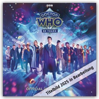 Official Doctor Who Classic Edition Square Calendar 2025 - Browntrout Wandkalender - Danilo Promotion Ltd