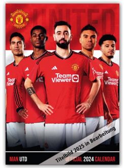 Official Manchester Utd Fc A3 Calendar 2025 - A3-Posterkalender (Browntrout) - Danilo