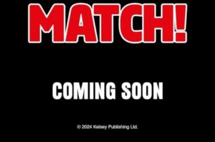 Official Match! Football (Magazine) A3 Calendar 2025