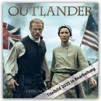 Official Outlander Square Calendar 2025 - Browntrout Wandkalender - Danilo Promotion Ltd