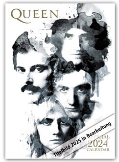 Official Queen A3 Calendar 2025 - A3-Posterkalender (Browntrout) - Danilo