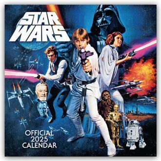 Official Star Wars Classic Square Calendar 2025 - Browntrout Wandkalender - Danilo Promotion Ltd