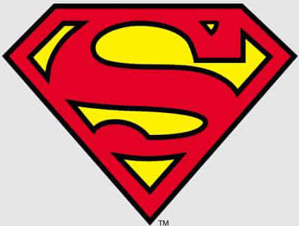 Official Superman Shield Hoodie - Grey - M - Grey