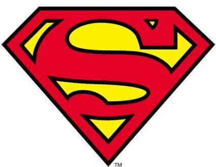 Official Superman Shield Hoodie - White - S Meerdere kleuren