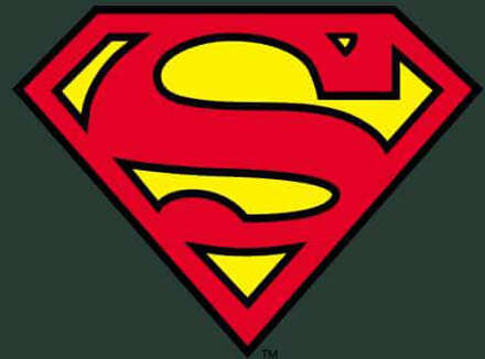 Official Superman Shield Men's T-Shirt - Green - L Groen