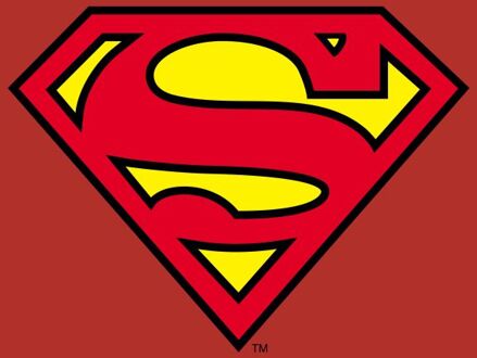 Official Superman Shield Men's T-Shirt - Red - XL Rood