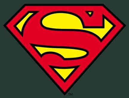 Official Superman Shield Women's T-Shirt - Green - M Groen
