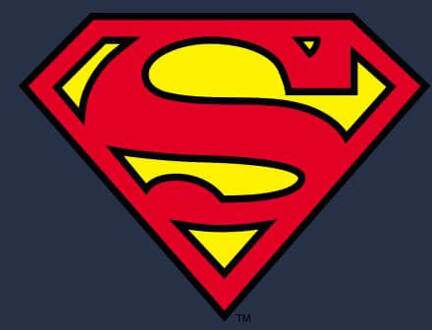 Official Superman Shield Women's T-Shirt - Navy - XS
