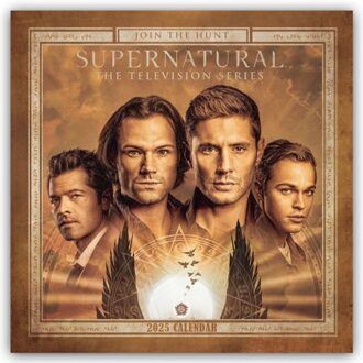 Official Supernatural Square Calendar 2025 - Browntrout Wandkalender - Danilo Promotion Ltd