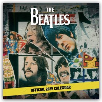Official The Beatles Square Calendar 2025 - Browntrout Wandkalender - Danilo Promotion Ltd