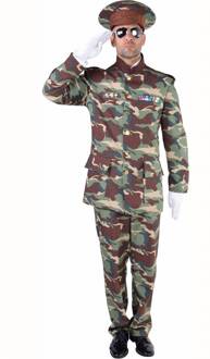 Officier kostuum camouflage Multikleur - Print