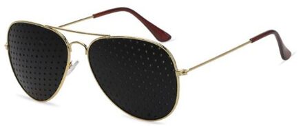 Ogen Massager Anti Bijziendheid Pinhole Bril Pin Hole Zonnebril Anti Vermoeidheid Ogen Massage Ontspanning Natuurlijke Healing Vision 1stk stijl-3