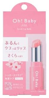 Oh! Baby Scrub Lip Balm Sakura 4g