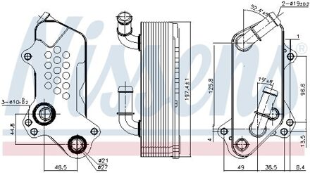 Oil cooler 91126