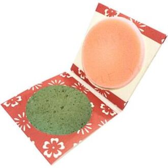 Oil Paper Greentea with Puff 1 set