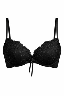 Oil Push-Up BH met INGEBOUWDE olie-pads zwart 0346 - 80D