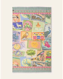 Oilily Aflamingsymbol sjaal Veelkleurig - One size