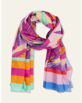 Oilily Atulip sjaal - maat One size Veelkleurig