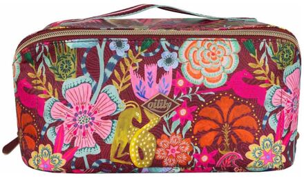 Oilily Cisse Cosmetic Bag cabernet toilettas Multicolor - H 12 x B 23 x D 11 cm