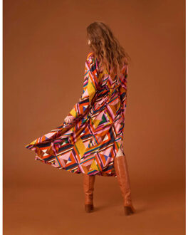 Oilily Datolite jurk - maat 38 Veelkleurig