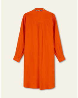 Oilily Dighton linen jurk - maat 40 Veelkleurig