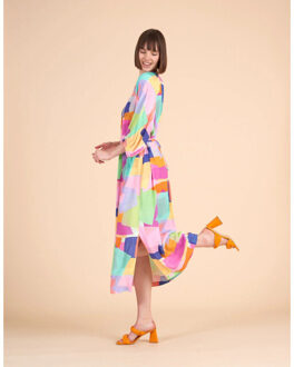 Oilily Duchamp jurk - maat 42 Veelkleurig