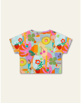 Oilily Tipp t-shirt - maat 122 Veelkleurig