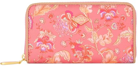 Oilily Zana Wallet pink Dames portemonnee Roze - H 10.5 x B 19.5 x D 2.5