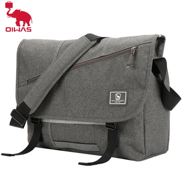 OIWAS 15 Inch Laptop Men Sling Bags Fashion Business Travel Shoulder Bag Men's Canvas Briefcase Male Crossbody Bags For Teenages
