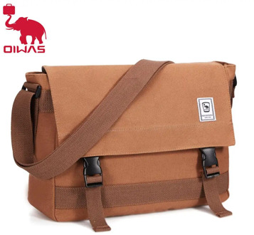 Oiwas 2020 Male Crossbody Bag Men's Travel Shoulder Leisure Handbags Messenger Bag Canvas College Student Sling Pack For Outdoor