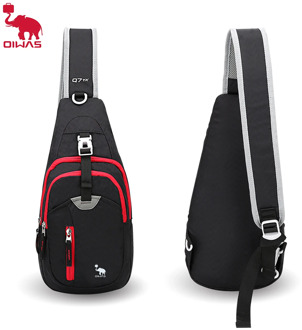 Oiwas Casual Crossbody Chest Bag Sling Shoulder Men's Bag One Strap Lightweight Mini Male Bags Pouch DayPack for Travel Sport
