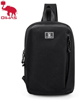 Oiwas Fashion Waterproof Male Sling Messenger Bag Casual Men's Crossbody Single shoulder Bags Fit 9.7" IPad For Teenage 2020 New