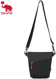 Oiwas Men Messenger Shoulder Bag Fashionable Personality Portable Men's Bag Waterproof Casual Travel Bag Small Sling DayPack