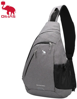 OIWAS One Strap Bag for Men's Travel Sling Bags Leisure School Bolsa Waterproof Crossbody Shoulder Bags For Boy Belt Pack School