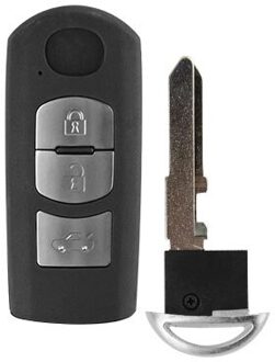 OkeyTech voor Mazda 3 5 6 CX5 CX7 CX-5 Atenza Clip Smart Auto Autosleutel Card Cover Shell Vervanging Fob met Nood Sleutelblad type 2 reeks