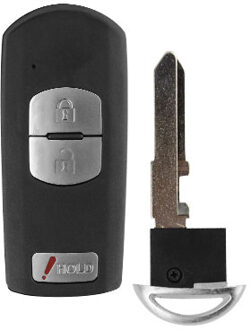 OkeyTech voor Mazda 3 5 6 CX5 CX7 CX-5 Atenza Clip Smart Auto Autosleutel Card Cover Shell Vervanging Fob met Nood Sleutelblad type 3 reeks