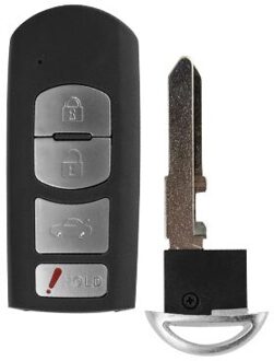 OkeyTech voor Mazda 3 5 6 CX5 CX7 CX-5 Atenza Clip Smart Auto Autosleutel Card Cover Shell Vervanging Fob met Nood Sleutelblad type 4 reeks