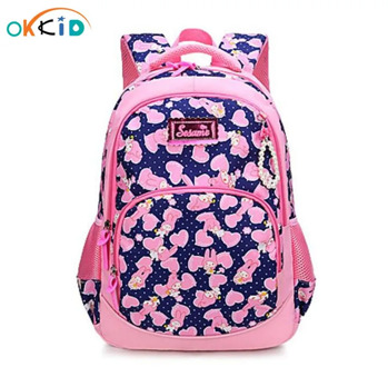 OKKID children school bags for girls cute book bag elementary school backpack primary student schoolbag New Year Christmas Gift