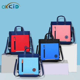 OKKID one shoulder school bags for girls boys bookbag student messenger bag children handbag kids sling book bag dropshipping