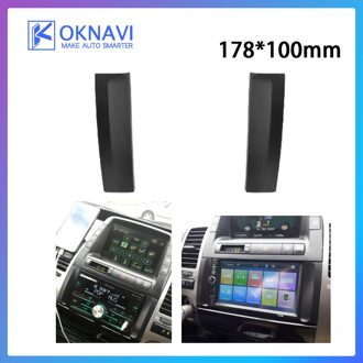 Oknavi Fascia Voor Toyota-Een Prius 2003 Auto Radio Multimedia Gespeeld Cd Dash Installatie Kit Stereo Dashboard frame 1 2 Din