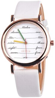 OKTIME Fancy Womens Electrocardiogram Casual Leather Analog Quartz Watch Ladies Watch Female Women's Quartz Watch