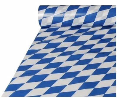 Oktoberfest - 2x stuks Bayern Oktoberfest tafelkleden plastic rol 20 x 1 meter - feestartikelen tafel versiering