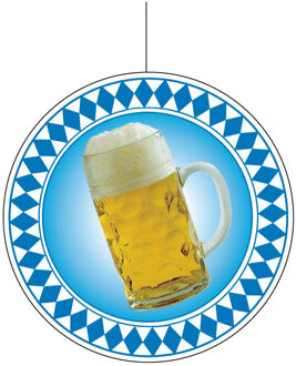 Oktoberfest decoratie bord 28 cm