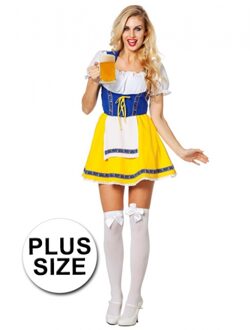 Oktoberfest Grote maten biermeisje kostuum 48 (4xl)