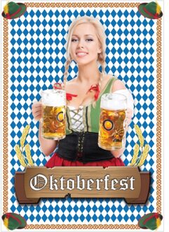 Oktoberfest mega deurposter - Feestposters Multikleur