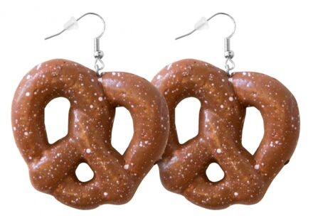 Oktoberfest Pretzel Oorbellen Multikleur