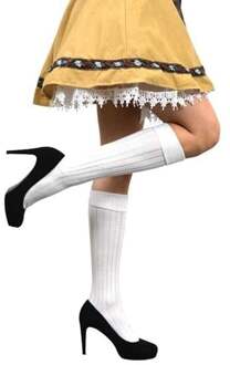 Oktoberfest sokken wit Wit - Transparant